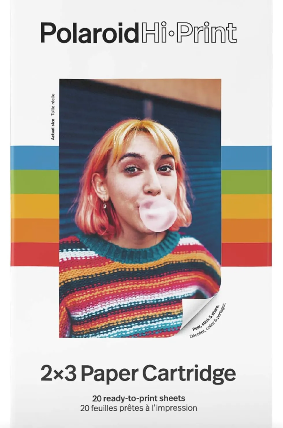 Polaroid Carta Hi·print 2X3 Cardridge - 20 Fogli
