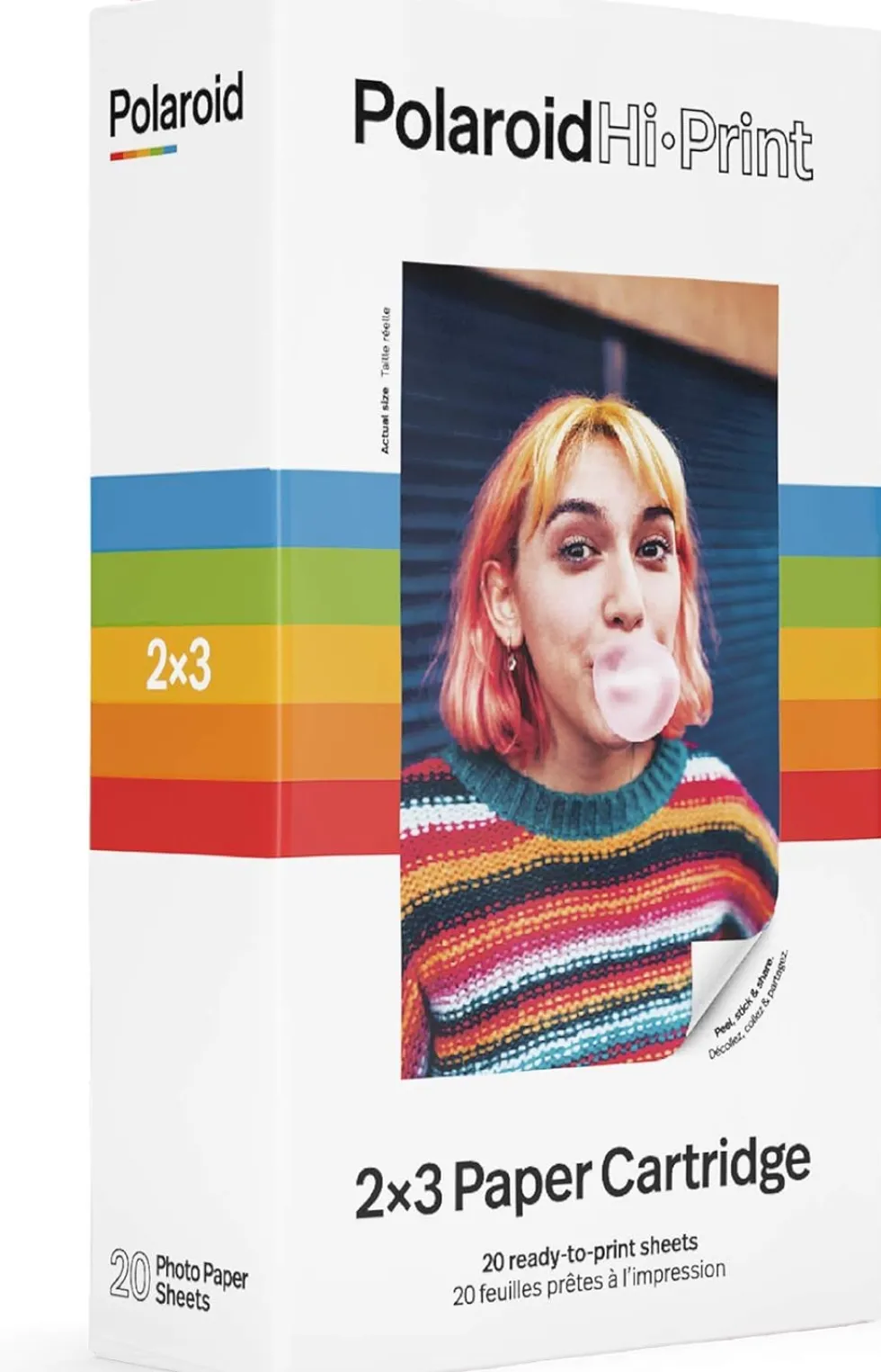 Polaroid Carta Hi·print 2X3 Cardridge - 20 Fogli