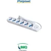 POLIPLAST MULTIPRESA 6 POSTI IMQ SCHUKO/ITA 10/16A BIANCO 200616BI