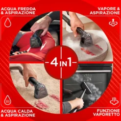 Polti Lavatappeti Con Funzione A Vapore Stainover Sc30