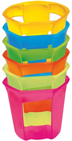 Porta bicchieri Cosmoplast 495 Oasi 6 pz Colori assortiti