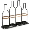 Porta bottiglie Yes Everyday 0187111 ISAAC 4 posti appoggio Nero