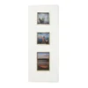 Porta foto in legno con bordo in metallo - 2 x 10*10 / 1 x 15*10 - Cornici