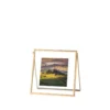 Porta foto in metallo oro - Cornici