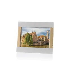 Porta foto legno/oro - Cornici