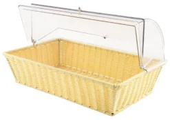 Porta pane Pinti inox 97150760 con cupola trasparente Naturale