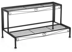 Porta piante Yes Everyday 0723895 ALISHA scaletta 2P Nero