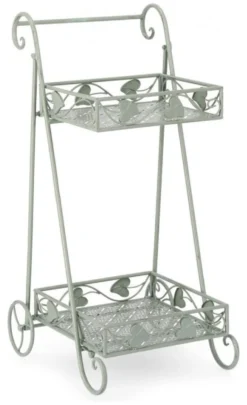 Porta piante Yes Everyday 0741457 ARRIET 2P con ruote Salvia