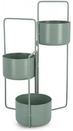 Porta piante Yes Everyday 0722915 KEYRA pieghevole con 3 vasi Salvia