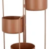 Porta piante Yes Everyday 0722913 KEYRA pieghevole con 3 vasi Marrone