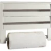 Porta rotolo Cosmoplast 909 triplo con carta Bianco