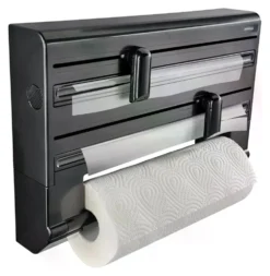 Porta rotolo Leifheit 25794 Parat triplo Black diamond
