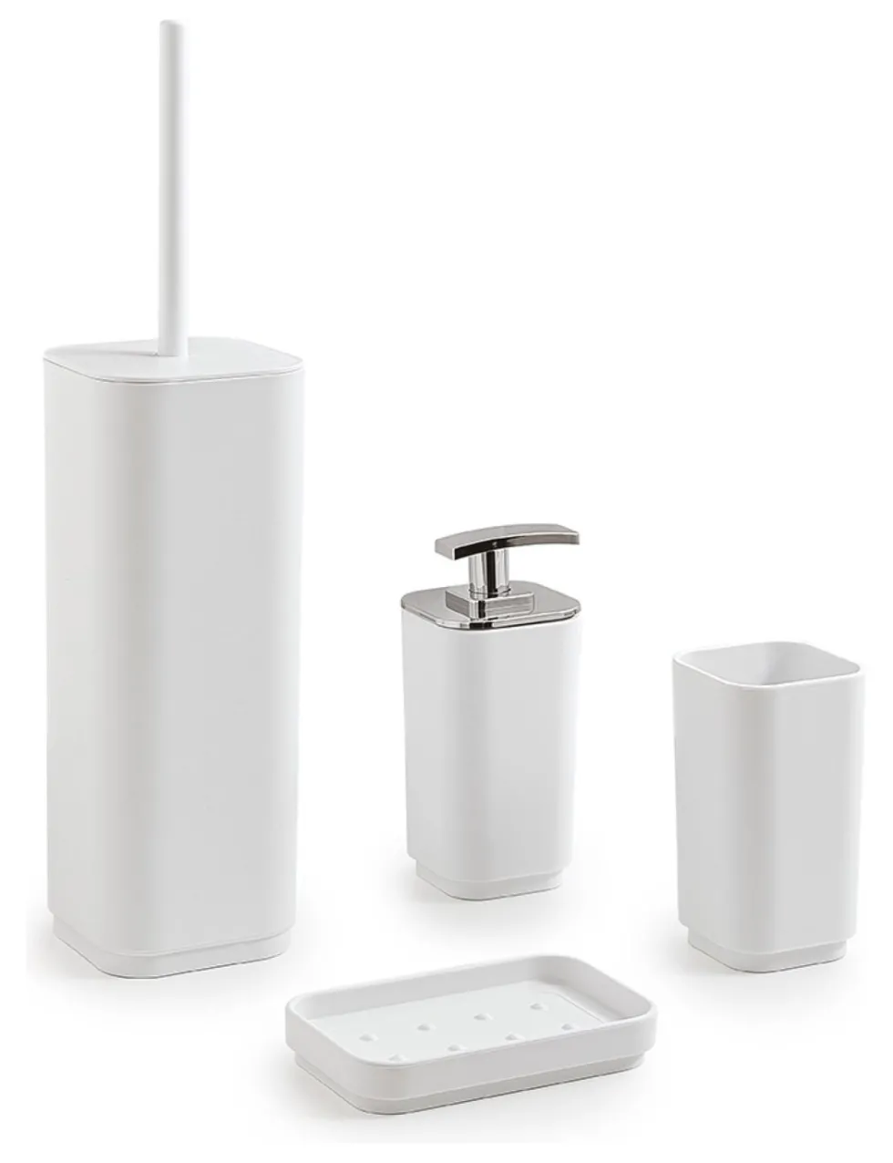 Porta sapone appoggio Gedy 631202M SEVENTY Bianco