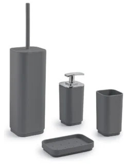 Porta scopino WC Gedy 633408M SEVENTY Grigio