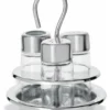 Porta spezie Montini Guerino 815E DAISY set con portastuzzicadenti Cro