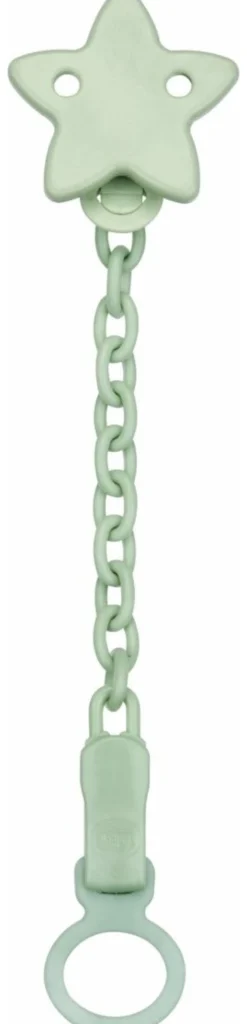 Porta succhietto Chicco 00040852400000 Easy clip con catenella Verde