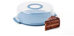 Porta torta Guzzini 06585180 CHEF LINE Cake & Go bassa Azzurro