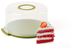 Porta torta Guzzini 065850257 CHEF LINE Cake & Go alta Verde