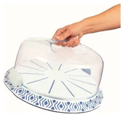 Porta torta Stefanplast 55852 TOSCA con coperchio Grigio