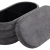 Pouf Amicasa HSNP11 ONDA Antracite