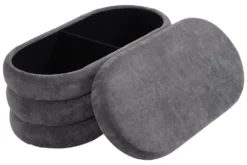 Pouf Amicasa HSNP11 ONDA Antracite