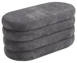 Pouf Amicasa HSNP11 ONDA Antracite