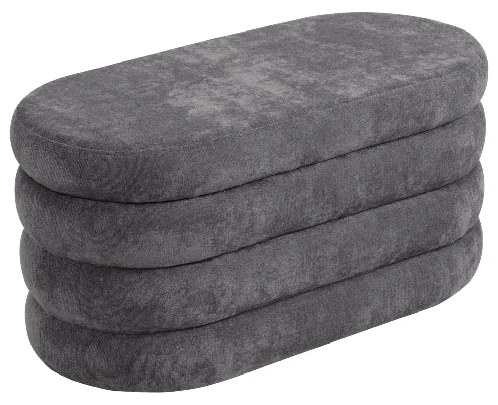 Pouf Amicasa HSNP11 ONDA Antracite