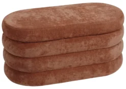 Pouf Amicasa HSNP11 ONDA Marrone