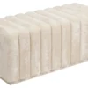 Pouf Amicasa HSNP08 VELVET Beige