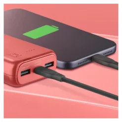 Power bank Cellular Line PBENTRYCOL10000R ESSENTIAL Red