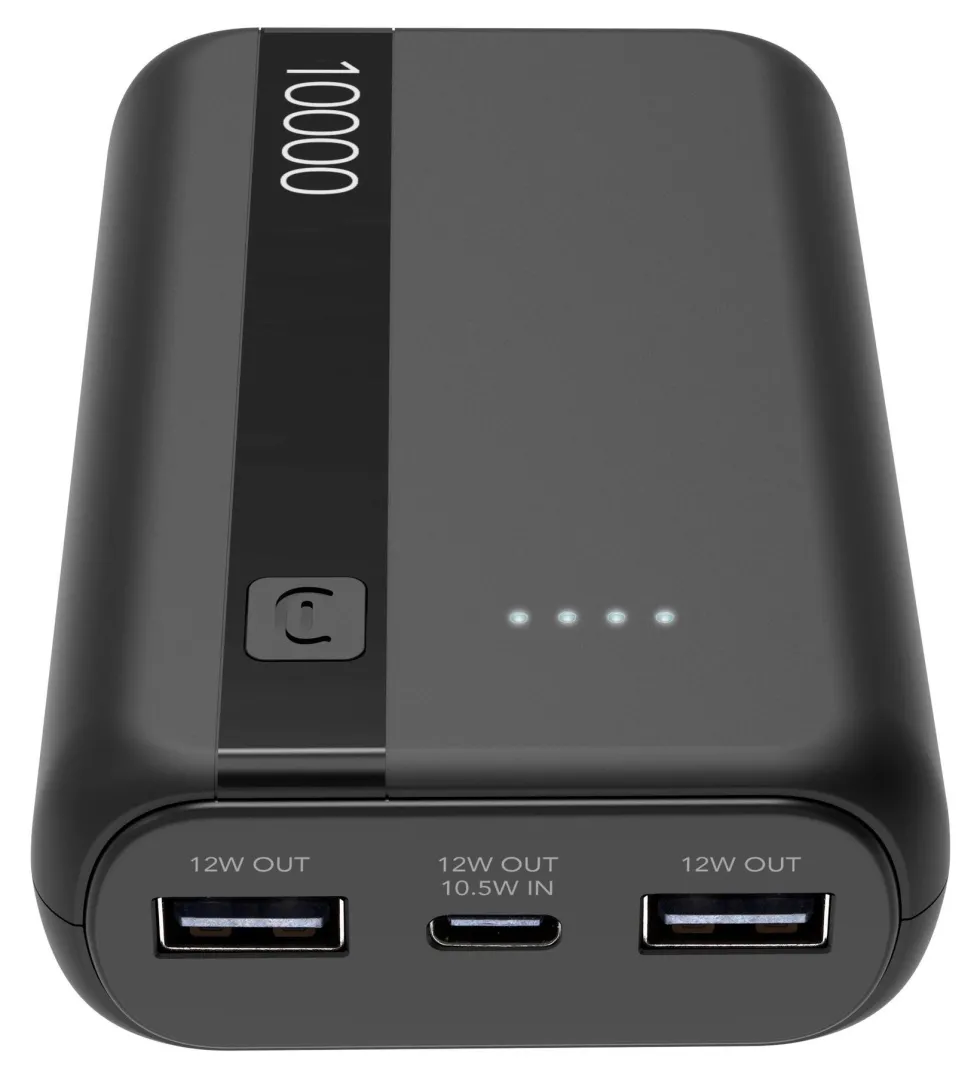 Power bank Cellular Line PBENTRY10000K Black