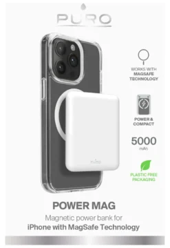 Power bank Puro PUFCBB50P2MAGWHI POWER MAG White