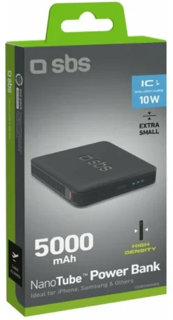 Power bank Sbs TEBB5000HDK NANOTUBE Black