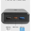 Power bank Sbs TTBB20000FASTK FAST CHARGER 10W Intelligent Charge Blac