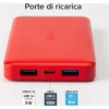 Power bank Sbs TTBB10000FASTR FAST CHARGER 10W Intelligent Charge Red