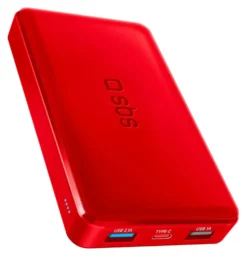 Power bank Sbs TTBB10000FASTR FAST CHARGER 10W Intelligent Charge Red