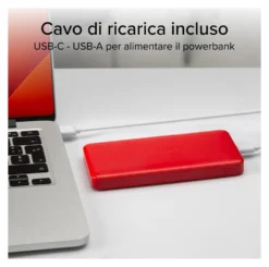 Power bank Sbs TTBB10000FASTR FAST CHARGER 10W Intelligent Charge Red