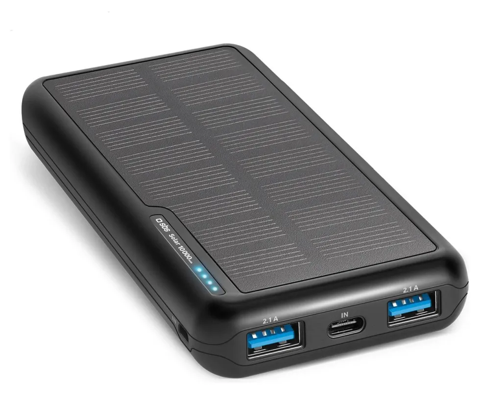 Power bank Sbs TTBB10000SK SOLAR Black