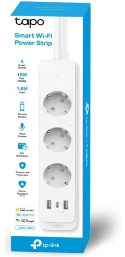 Presa Tapo P300 Power Strip White