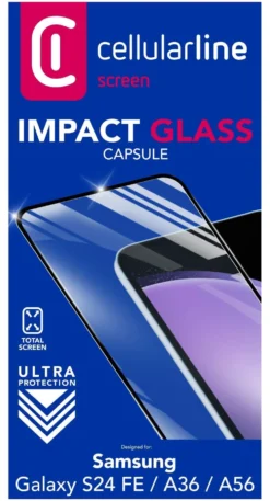 Protezione schermo Cellular Line TEMPGCABGALS24FEK GALAXY IMPACT GLASS