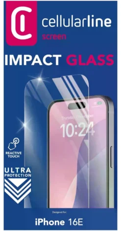 Protezione schermo Cellular Line TEMPGLASSIPHSE4 IPHONE IMPACT GLASS 1