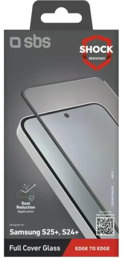 Protezione schermo Sbs TESCRFCSAS25P GALAXY AI FULL COVER GLASS S25+ °