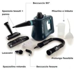 Pulitore a vapore Ariete 00P413703AR0 VAPORI JET 4137 03 Blue