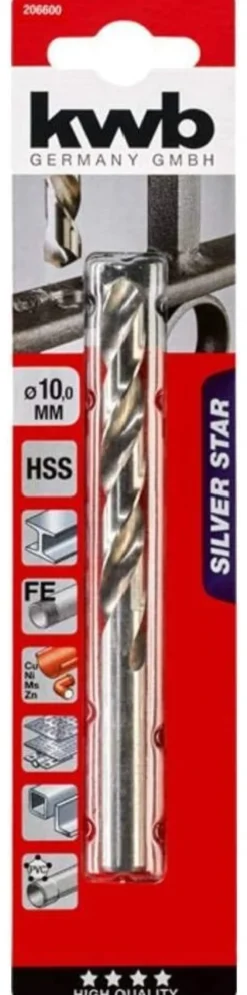 Punta trapano Kwb 206600 SILVER STAR metallo
