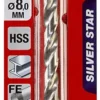 Punta trapano Kwb 206580 SILVER STAR metallo