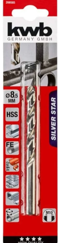 Punta trapano Kwb 206585 SILVER STAR metallo