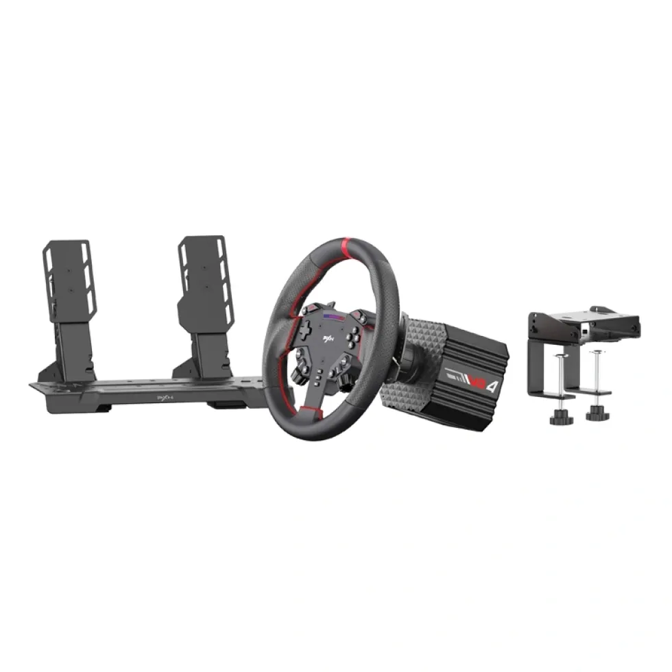 PXN V900 Volante da Gioco EU Set con Pedali e Leva del Cambio