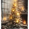 Quadro Natale Kaemingk 481337 Con luci