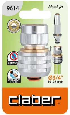 Raccordo automatico Claber 9613 METAL JET Universale F