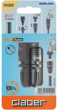 Raccordo automatico Claber 91009 RAINJET Universale F